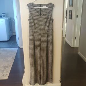 Calvin Klein Black and White Geometric Romper